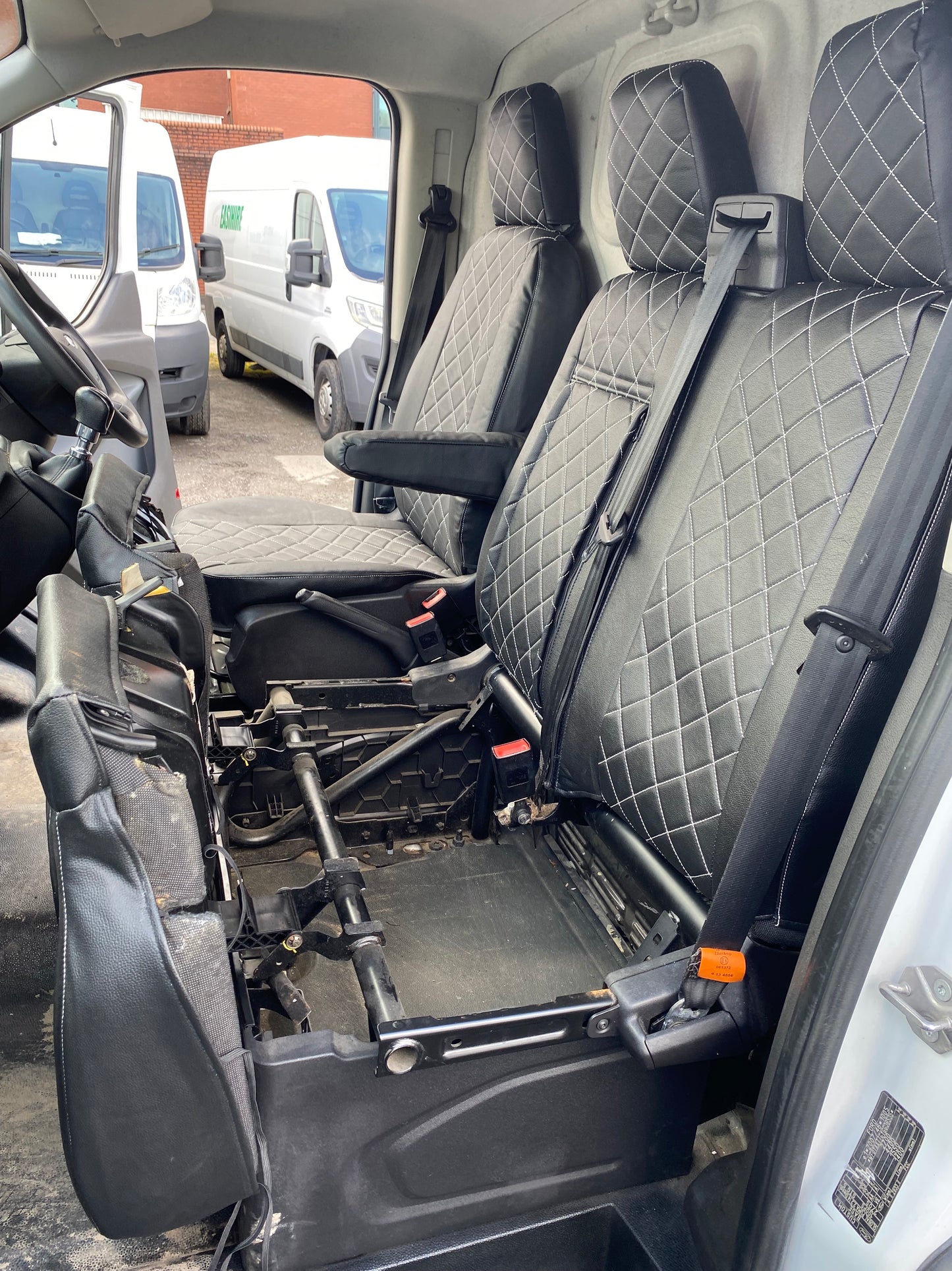 Ford Transit seat covers - Leatherette 2014 Onwards