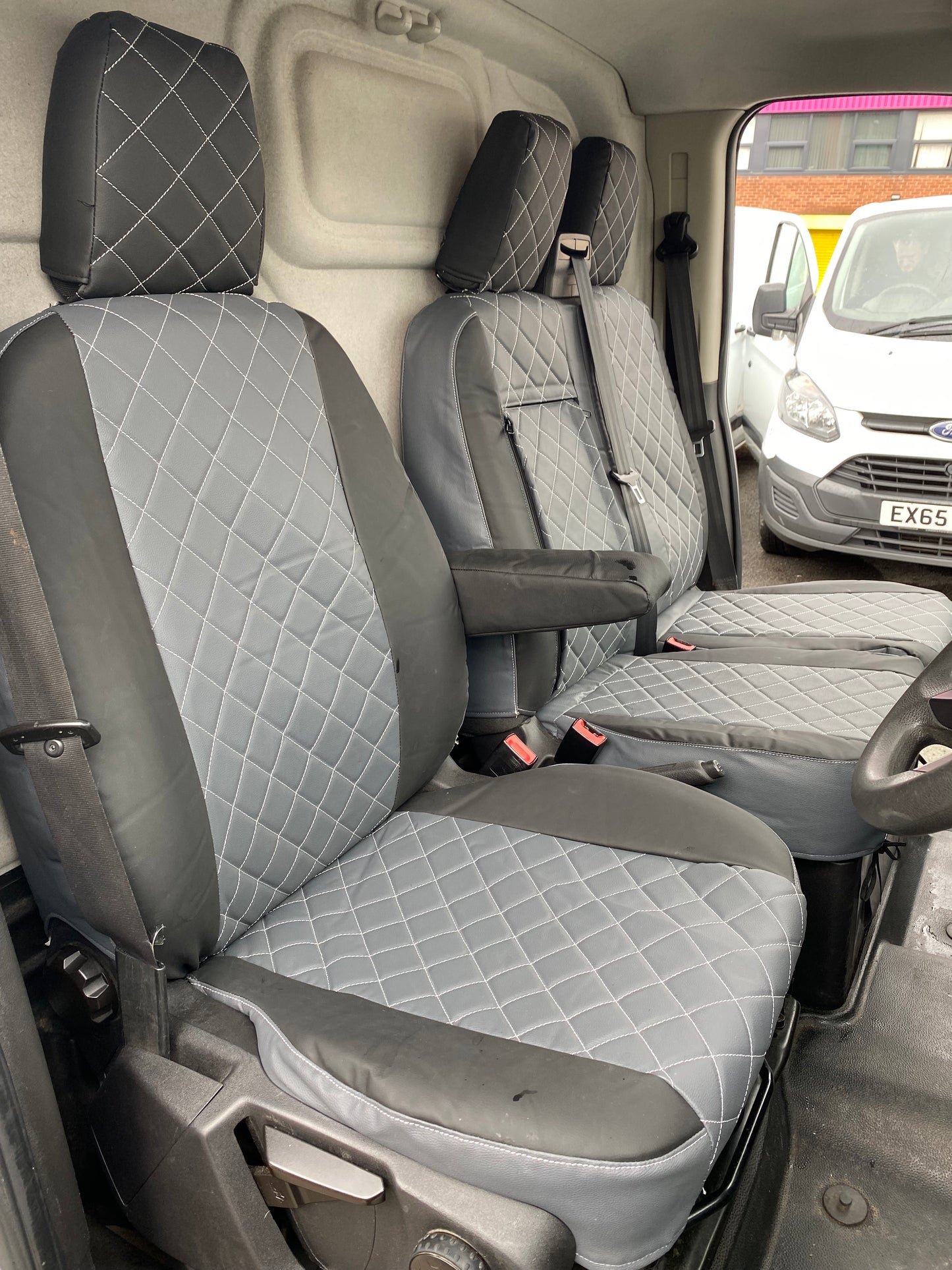 Ford Transit Custom Grey Seat covers