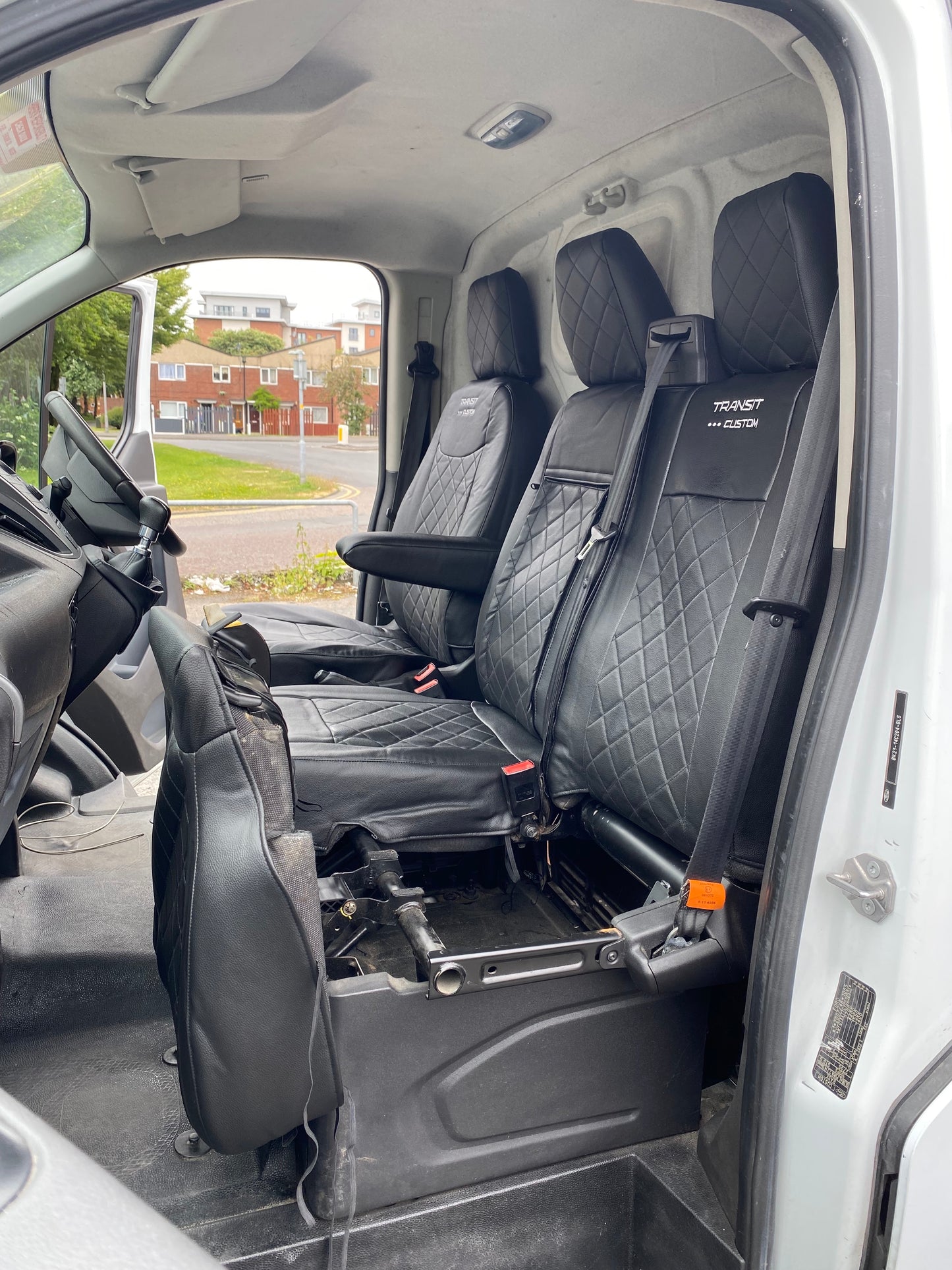 Ford Transit Custom Seat Covers - with Transit Custom LOGO