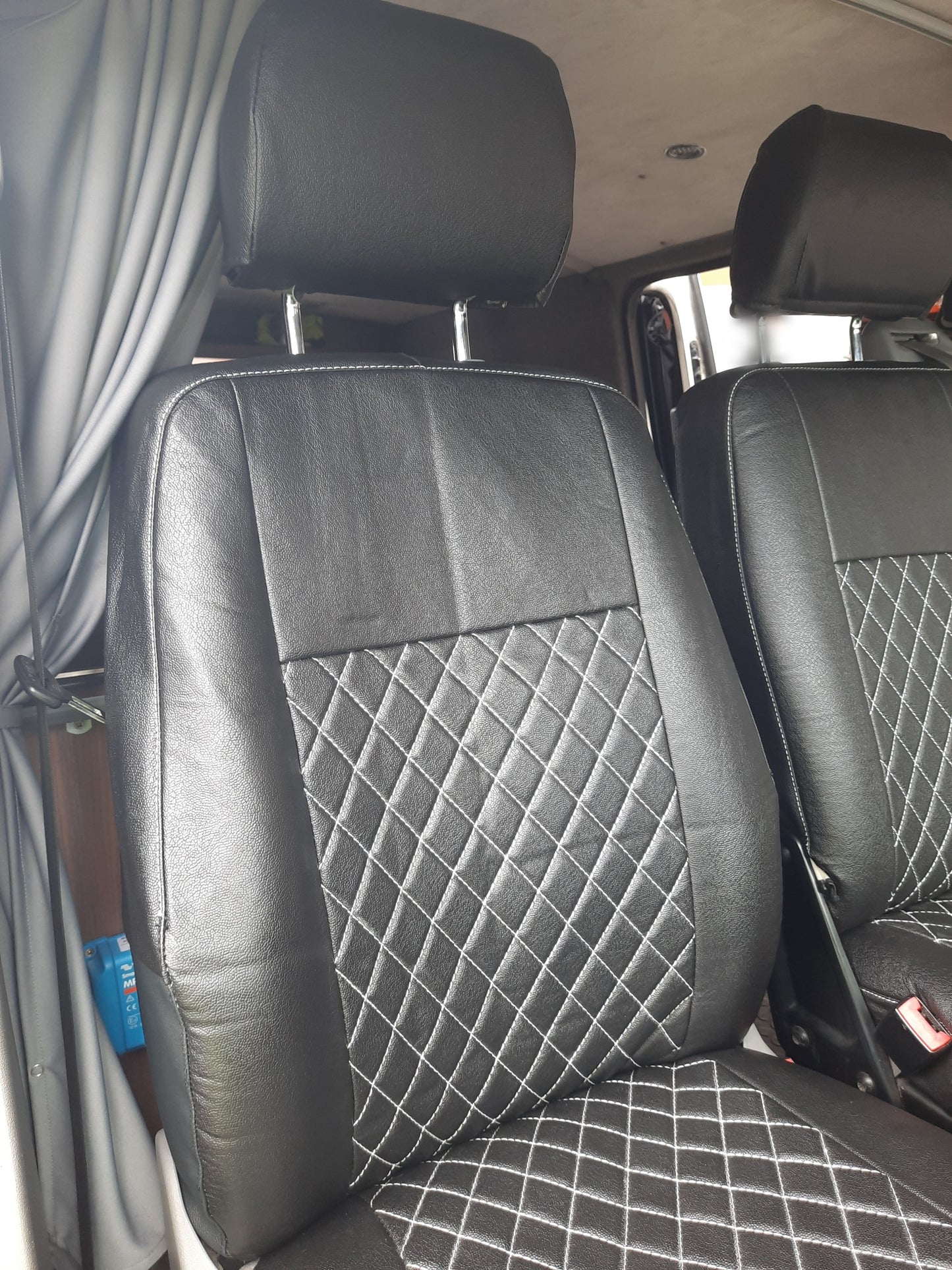 VW Transporter T6 seat covers - Black