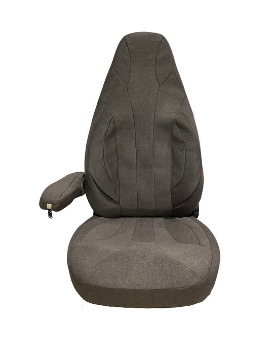 To fit a Fiat Ducato motorhome 2 front seat covers (Serenity in Dark Grey)