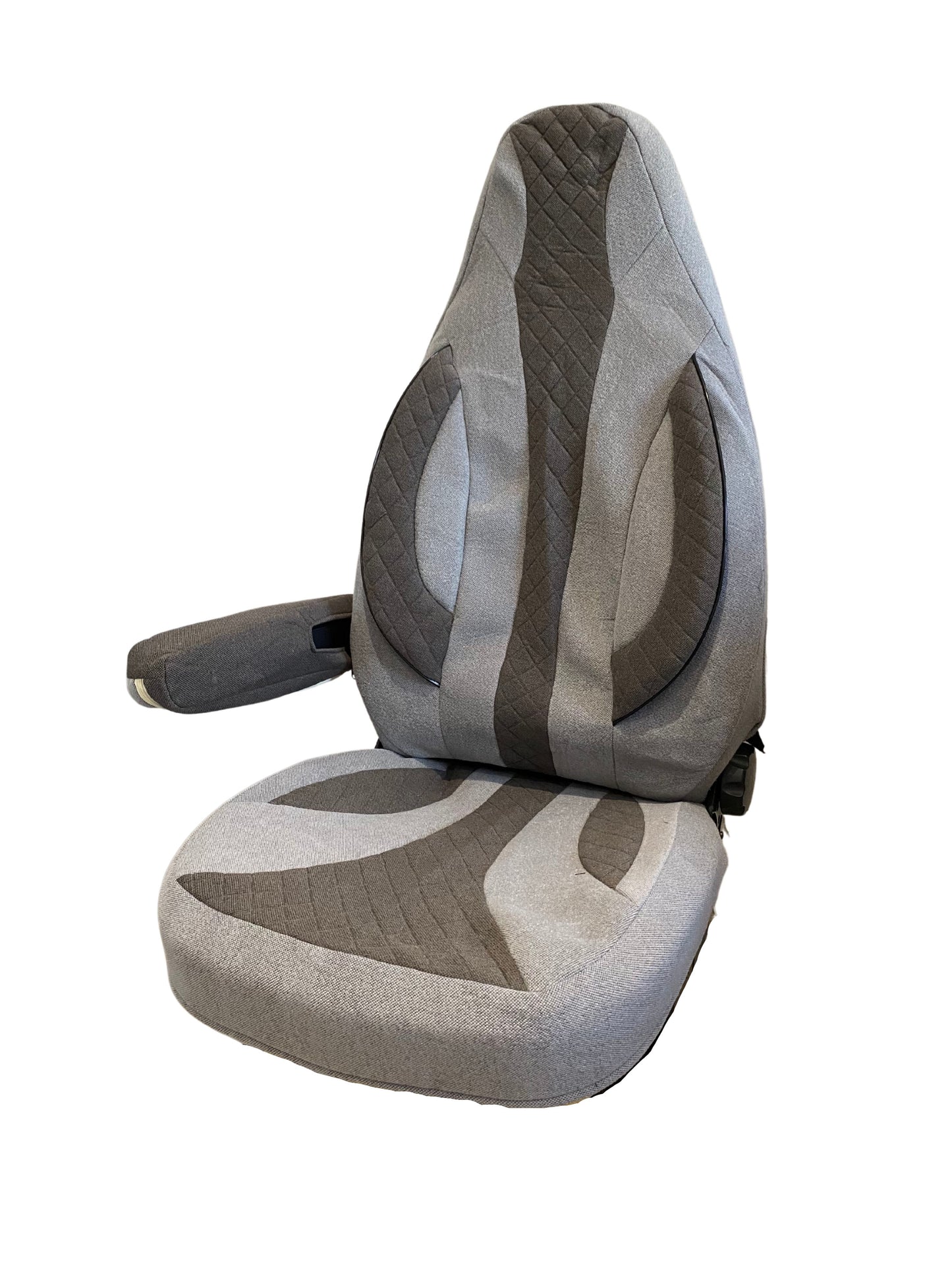 To fit a Fiat Ducato motorhome 2 front seat covers (Black Honey Comb MOS:001)