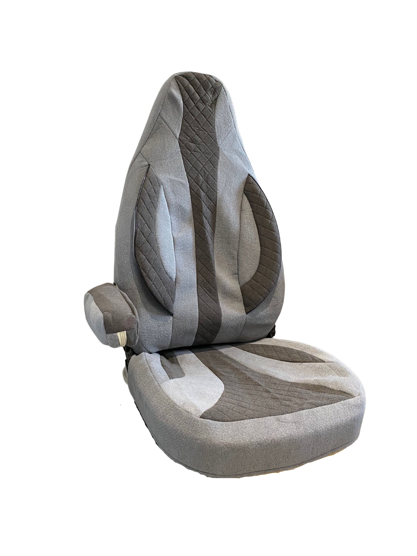 To fit a Fiat Ducato motorhome 2 front seat covers (Black Honey Comb MOS:001)