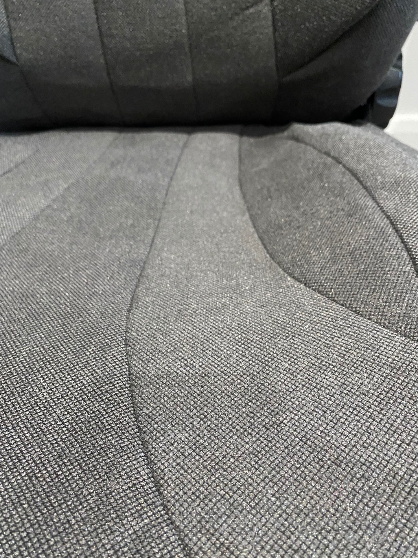 To fit a Peugeot boxer motorhome 2 front seat covers (Serenity in Dark Grey)