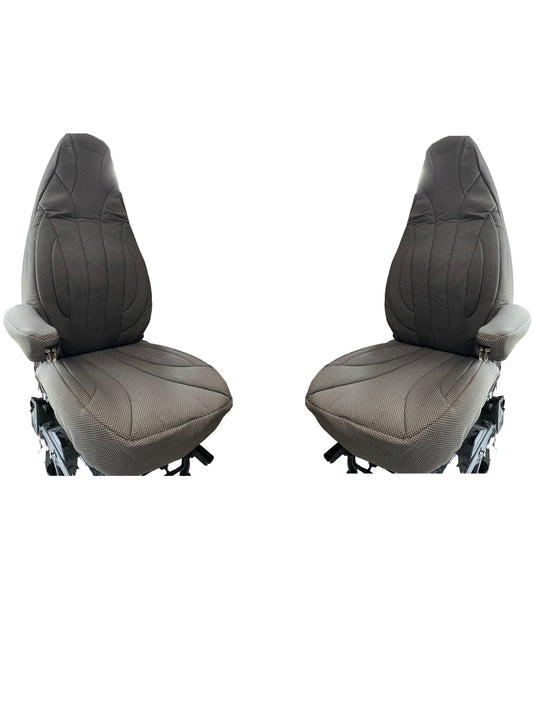 To fit a Fiat Ducato motorhome 2 front seat covers (Serenity in grey MOS:002)