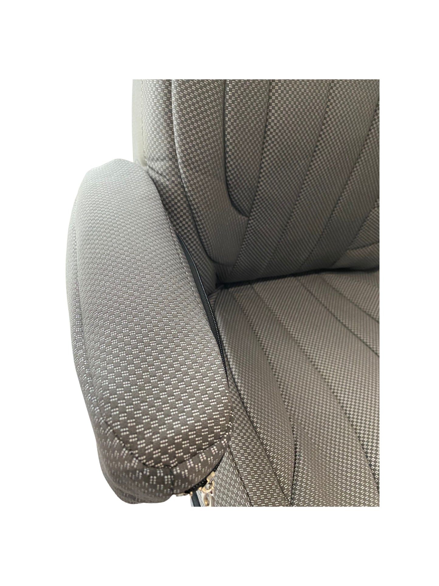 To fit a Fiat Ducato motorhome 2 front seat covers (Serenity in grey MOS:002)